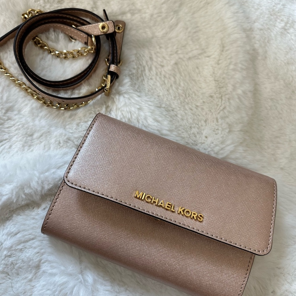 Michael Kors Jet Set Cross Body Clutch